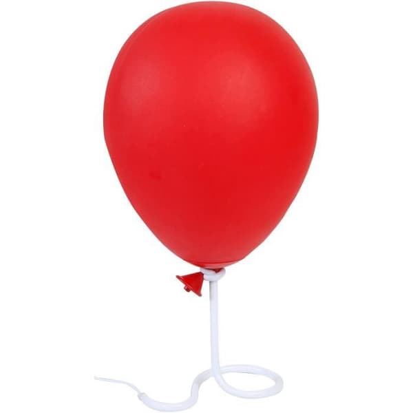 Sänglampa - DET - Ballong - Röd - En storlek - Plast