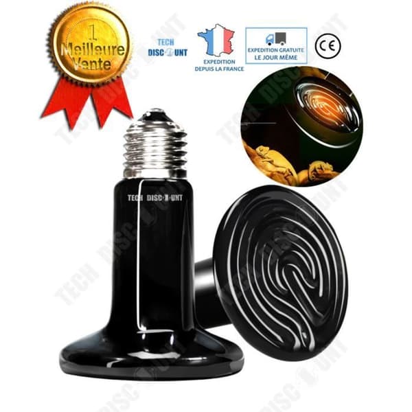 TD® värmelampa glödlampa djur terrarium valp sköldpadda kyckling hönsgård markbunden reptil infraröd belysning sol värme