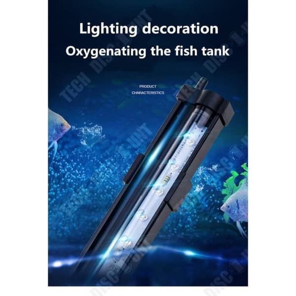 TD® LED-dekorationsbubbla färgglada lampor med fjärrkontroll för akvarium/dekorativ lampa Färgskiftande LED