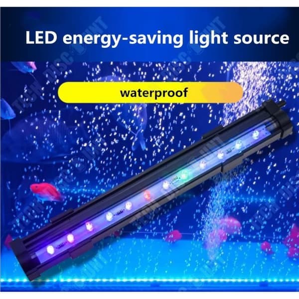 TD® LED-dekorationsbubbla färgglada lampor med fjärrkontroll för akvarium/dekorativ lampa Färgskiftande LED