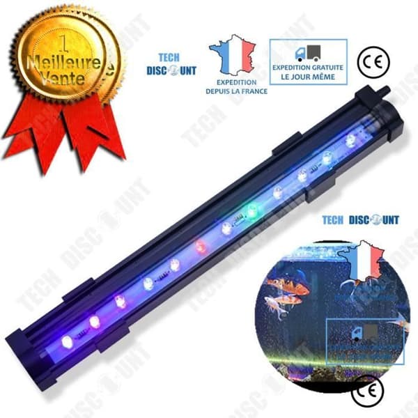 TD® LED-dekorationsbubbla färgglada lampor med fjärrkontroll för akvarium/dekorativ lampa Färgskiftande LED