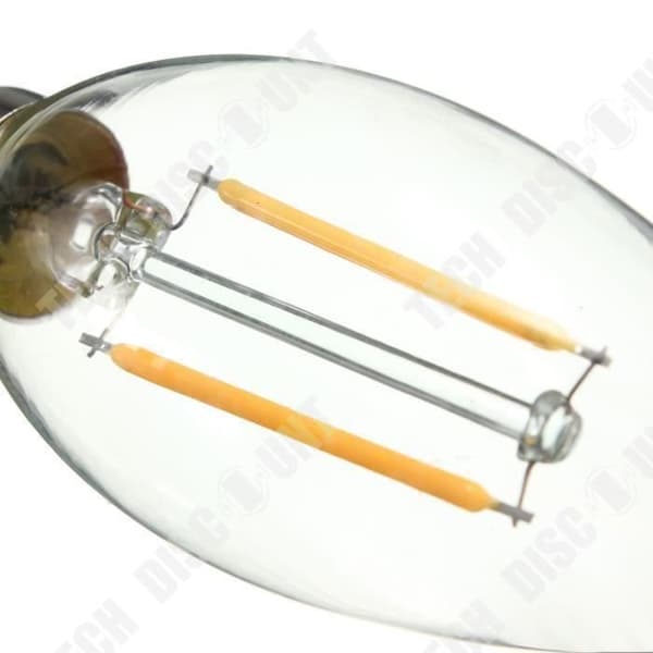 TD® E14 2W tippade glödlampor Mjuk ljuseffektivitet Energibesparande
