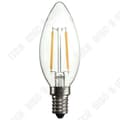 Miniatyrbild 2 av 4: TD® E14 2W tippade glödlampor Mjuk ljuseffektivitet Energibesparande