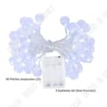 Miniatyrbild 3 av 4: TD® Bubble Ball LED Fairy Lights, 40 lampor Strängljusdekoration för julbröllopsfest kväll födelsedag