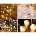 Miniatyrbild 2 av 4: TD® Bubble Ball LED Fairy Lights, 40 lampor Strängljusdekoration för julbröllopsfest kväll födelsedag