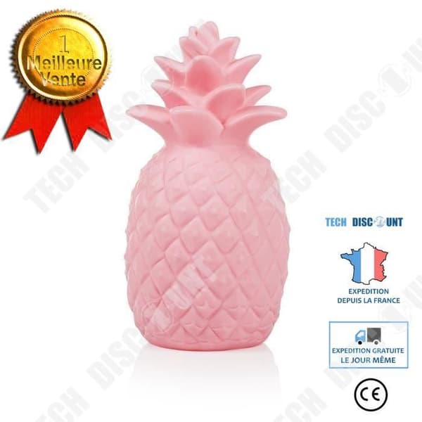 Nattlampa - TD® - Ananas - 12,3 cm - Rosa - Modern design