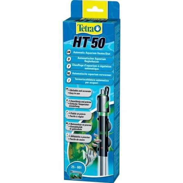 Kallt vatten fiskvärmare - TETRA - Tetratec Ht50 - 50w - Svart - Plast