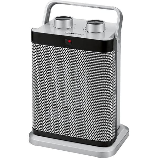 Extra värmare - Clatronic - HL 3631 - Keramik - 1000/1500 watt - Grå Grå