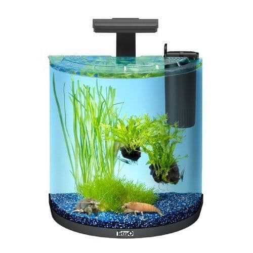 Akvarium - Tetra - AquaArt Explorer Line - Kapacitet 30 l - LED-belysning - Halvmåneform