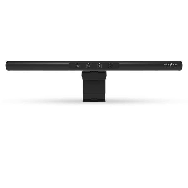 LED-lampa Monitor 40 cm Dimmbar Taktile Ultra Stor Nedis Svart
