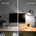 Miniatyrbild 5 av 6: LED-lampa Monitor 40 cm Dimmbar Taktile Ultra Stor Nedis Svart