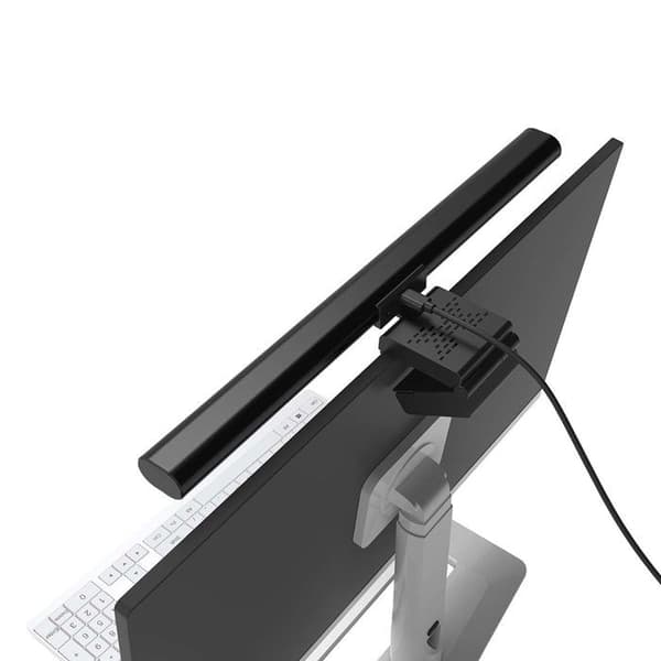 LED-lampa Monitor 40 cm Dimmbar Taktile Ultra Stor Nedis Svart
