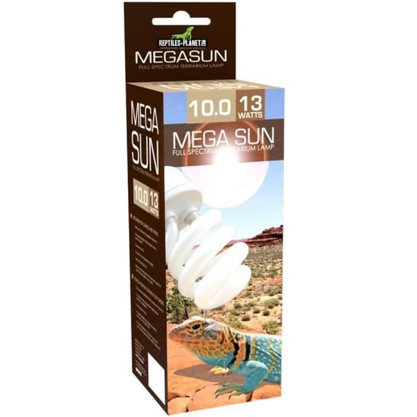 Belysning Mega Sun reptillampa UVA-UVB 100 - 13 W REPTILES-PLANET