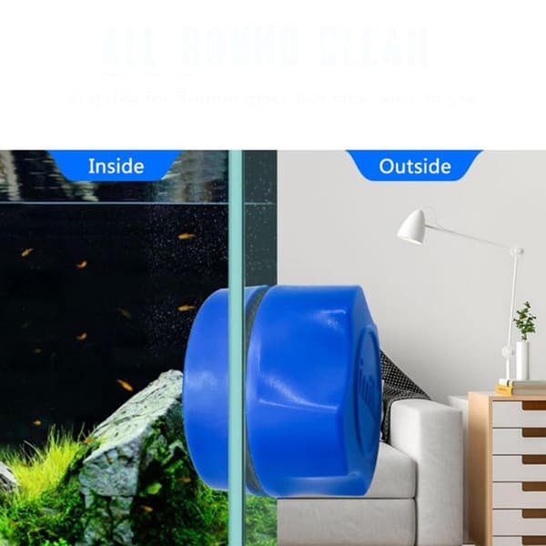 Slittålig Magnetisk Dubbelsidigt Akvarium Borste
