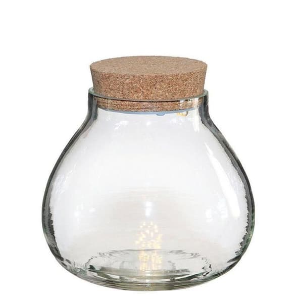 Gör-det-själv-terrarium med LED Ø 20,5 x 20 cm