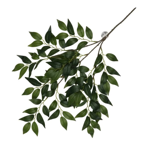 Hængende plante med sugekopper Banyan 62x32x3cm grøn