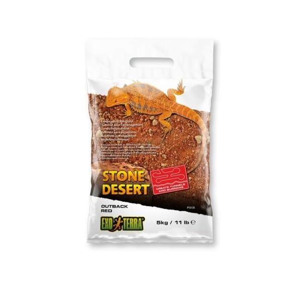 Underlag outback rød sten ørken 5 kg