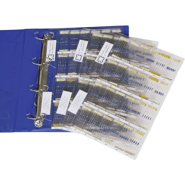 NOVA by Linecard COCCR-70 COCCR-70 Metallfilmsmotstånd sortiment Axial hållmonterade 0.6 W 1 % 730 delar