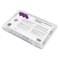 Miniatyrbild 3 av 4: TRU COMPONENTS 418714 Metallfilmsmotstånd sortiment Axial hållmonterade 0.25 W 1 % 390 st