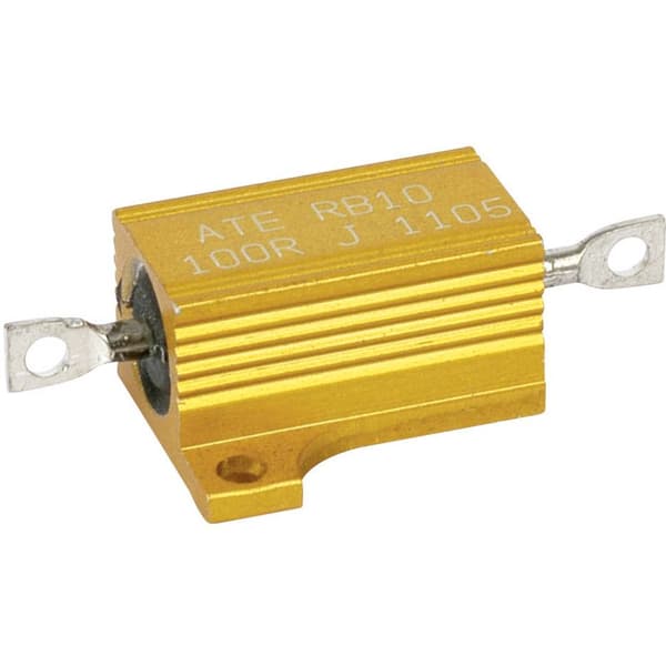 ATE Electronics RB10/1-0,1R-J Höglastmotstånd 0.1 Ω Axial hållmonterade 12 W 5 % 1 st