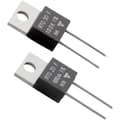 Miniatyrbild 1 av 3: Vishay RTO020F1000F Höglastmotstånd 1 kΩ Axial hållmonterade TO-220 20 W 1 % 1 st