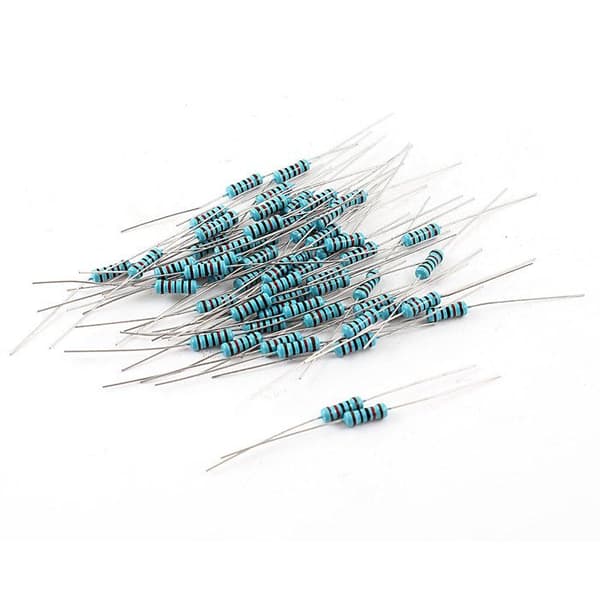 SOURCING KARTA Resistor 120 Ohm 1/2W 1% Tolerans Genomgående hål axiellt bly Explosionssäkert metalloxidfilmmotstånd 60st