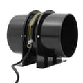 Miniatyrbillede 1 af 2: Axial ekstraktor ventilator, 45dB støjniveau, IP44 beskyttelsesklasse, 1,5m kabel,sort