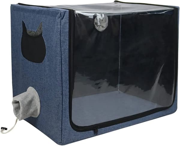 Pet Oxygen Therapy Cage, Nebulization Box, ICU Cage,A
