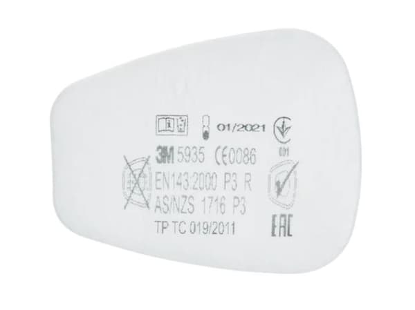 3M K5935, Partikelfilter, 2 stk., P3, 6000 &amp; 7000-serien