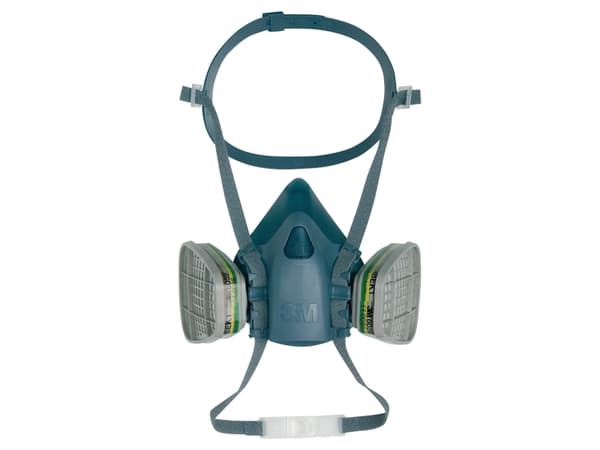 Halvmaske 3M 7502, pustemaske, størrelse M