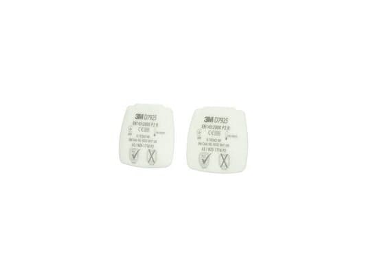 3M D7925, Partikelfilter, 4 styck, Grå, Grå, 85 mm, 5 mm