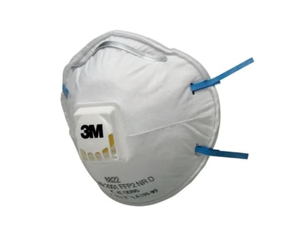 3M 8822 finstøvmaske med ventil, FFP2 - (10 stk.)