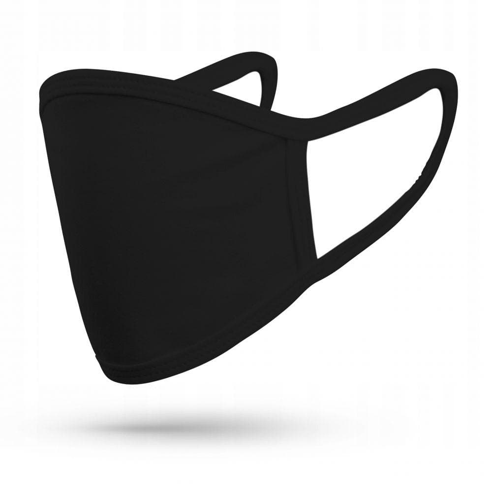 Tvättbar tygmask Munskydd Skyddsmask Svart