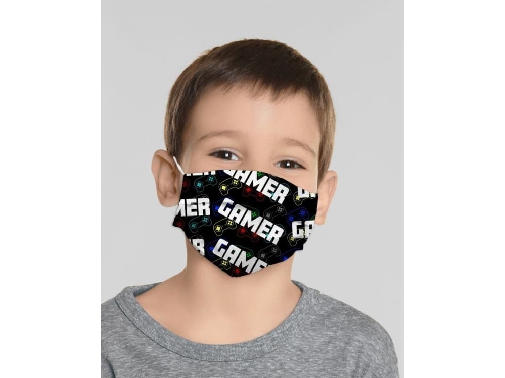 Omega Children's Reusable Protective Mask Gamer 100% Cotton
