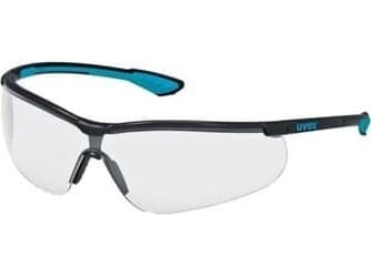 Vernebriller Uvex Sportstyle med klar linse, supravision extreme (ripefri og ikke dugg) belegg, svarte/blå ben. Pakket i en detaljist pappeske 1 stk