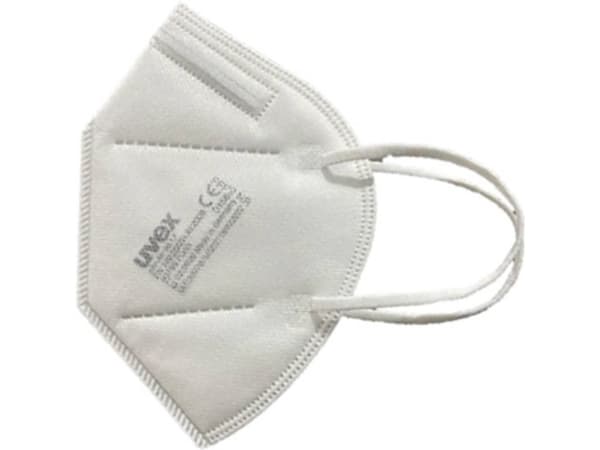 Uvex silv-Air 9517, Valkoinen, yksivärinen, Unisex, Aikuinen, FFP2, 15 kpl