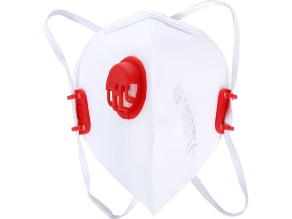 Lahti Pro Folding støvmaske med FFP2 ventil 5 stk. (L1200700)