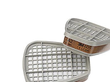 3M K6055, Gass- og damppatron, 1 stykker, A2, Grå