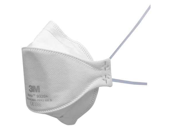 3M Aura™ 9320+ 9320+ Finstøvmaske uden ventil FFP2 D 20 stk EN 149:2001, EN 149:2009 DIN 149:2001, DIN 149:2009
