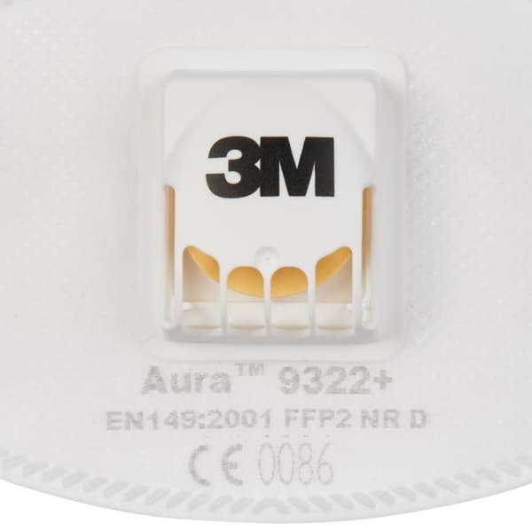Andningsskydd 3M Aura FFP2 9322+V 10/fp