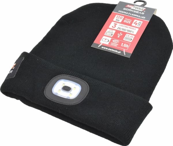 AW-Tools AWTOOLS LUE MED LED LAMPE 120lm Sort