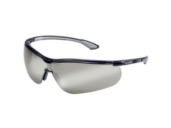Uvex 9193885, Skyddsglasögon, Grå, Svart, Polykarbonat, 1 styck
