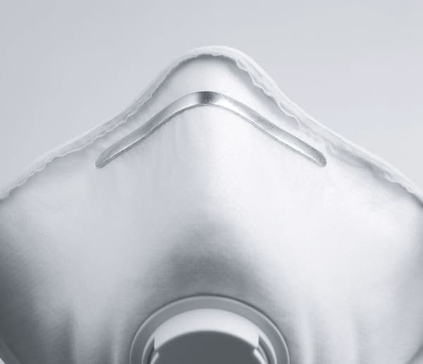 Andningsskydd, Uvex Silv-Air, 2310, en storlek, vit, polyester/PP, FFP3 NR D