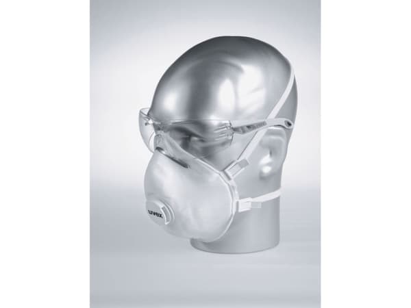 Andningsskydd, Uvex Silv-Air, 2310, en storlek, vit, polyester/PP, FFP3 NR D