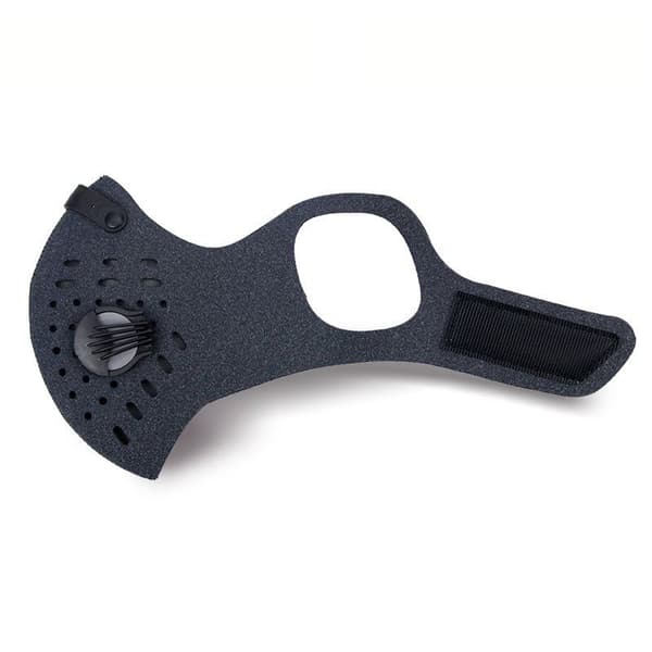 Anti-smog maske med aktivt kul + 3 N99 filtre (grå)