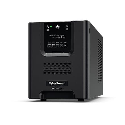 CyberPower | Smart App UPS Systems | PR1000ELCD | 1000 VA | 900 W Sort