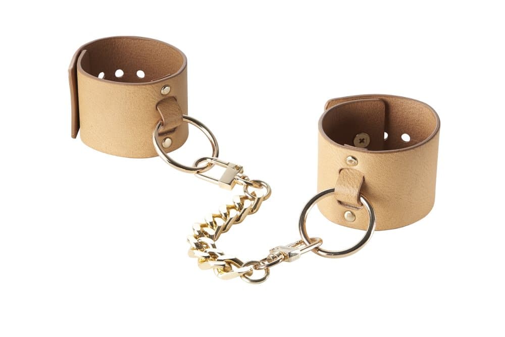 Maze Wide Cuffs - Brown