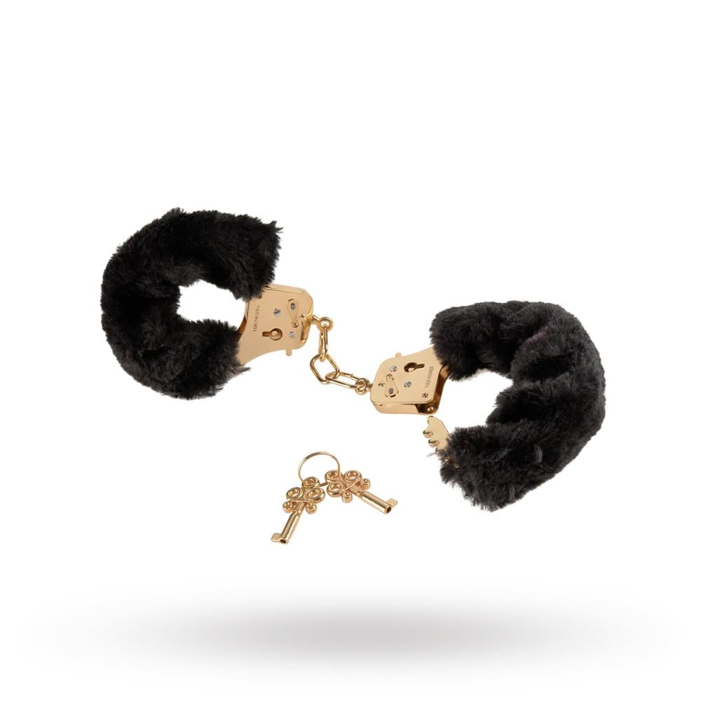 Deluxe Furry Cuffs Gold