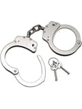 Miniatyrbild 3 av 3: Rimba: Metal Police Handcuffs, Extra Heavy