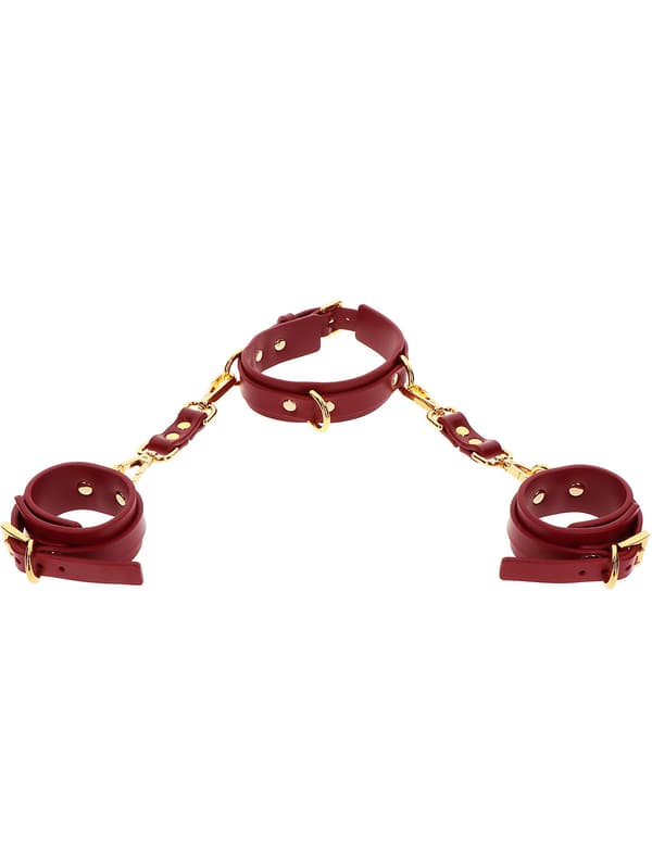 Taboom Luxury: D-Ring Collar Deluxe & Wrist Cuffs